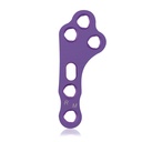 Placa de bloqueo EickLoxx TPLO M, derecha, 3/3 orificios, 46 mm Ø2,7/3,5, magenta, titanio