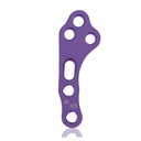 Placa de bloqueo EickLoxx TPLO XS, derecha, 3/3 orificios, 30 mm Ø1,7/2,3, magenta, titanio