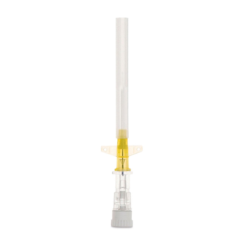 [050022] Delta Flo canúla amarilla 24/G, 50 pzas