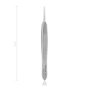Pince à fixation et suture Castroviejo, 0,5 mm largeur de dents, 10 cm