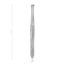 Gräfe-rögzítőcsipesz, 11 cm, zárható rögzítővel