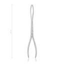 Pinzas obstétrica Niemand, 28 cm, para perros