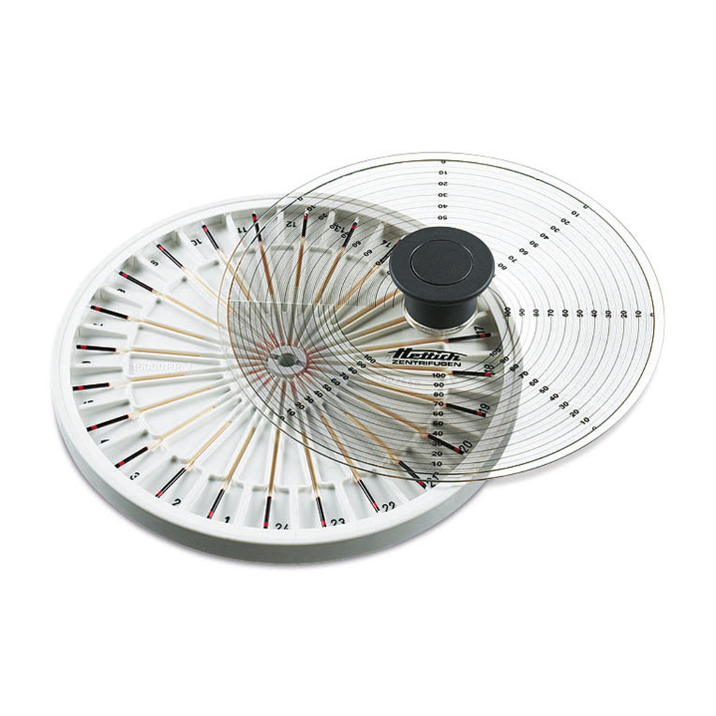 [718431] Rotor hematócrito para 718432hasta 24 capilares, con tapa