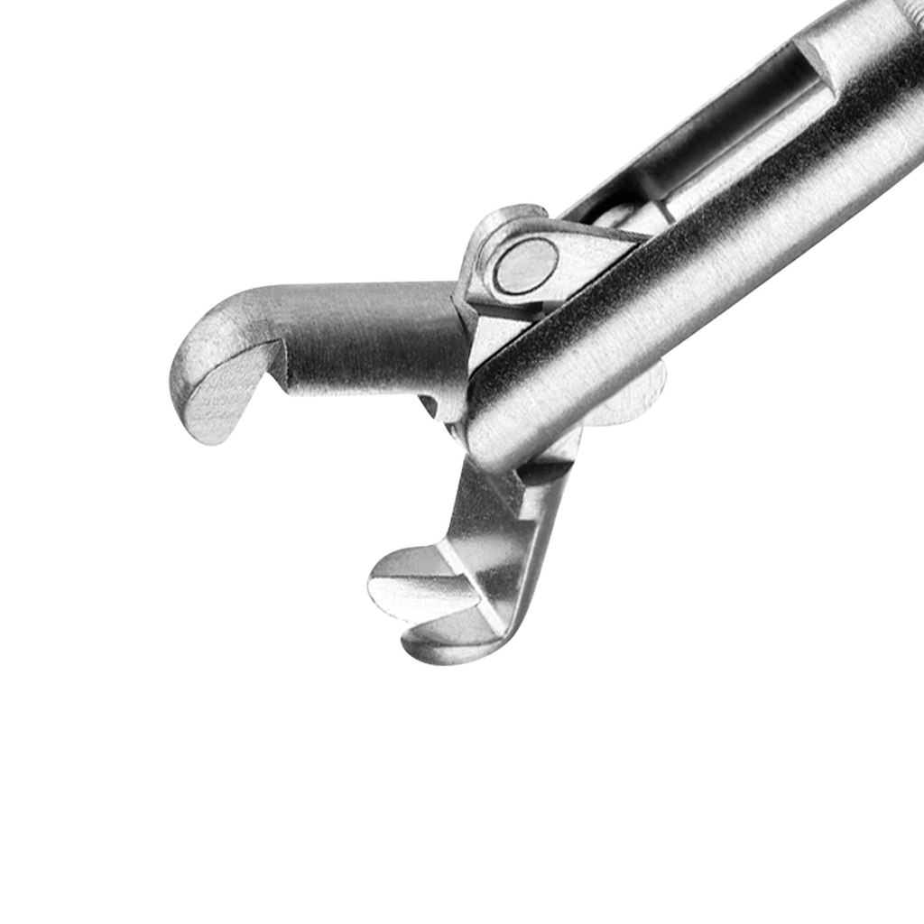 Pince à crochet flexible, 1 x 2 dents, Ø = 2,3 mm, L = 230 cm