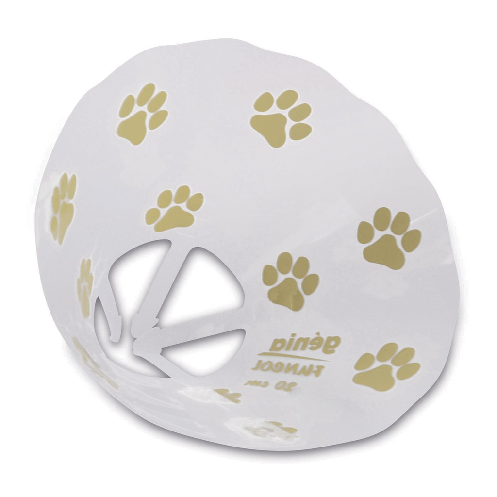 Collar Isabelino FUNCOL, 20, amarillo, caja con 12 collares