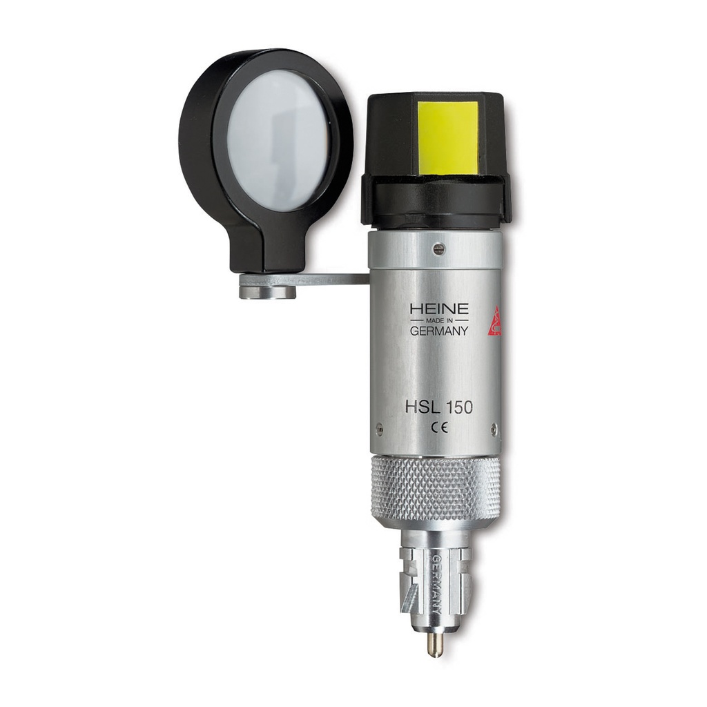 [173543] Lámpara de hendidura portátil HEINE HSL150, 3,5 V, aumento 6x con lupa de 20 D, adecuada para todos los mangos Heine de 3,5 V