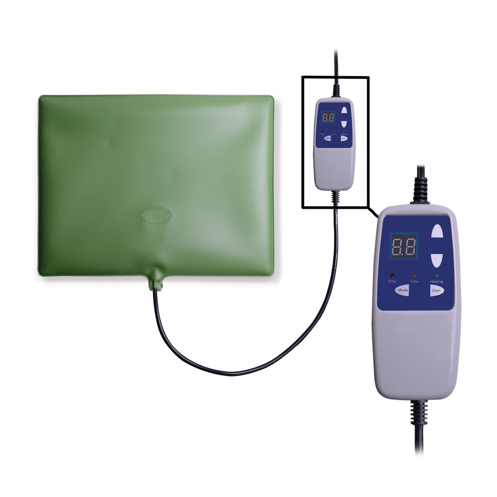 [648048] Manta térmica EickWarm 12V Temperatura ajustable 35°C a 45°C,30 x 40 cm, 100 - 240V