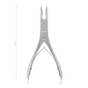 Pince gouge creuse Böhler 15 cm, courbée double articulation
