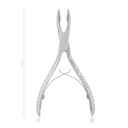 Alicates de cincel hueco Mini-Friedmann, 12 cm, muy finos