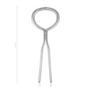 Pince à sonder les pieds, modèle lourd, non rouillant, 34 cm