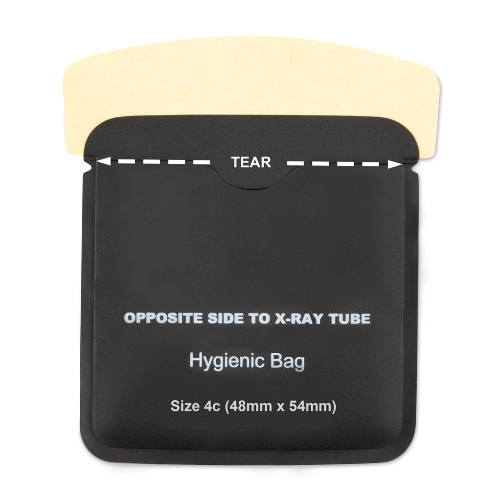 Beskyttelseshylstre til røntgenplade/folie str. 4C. Kasse med 100 stk.(DigiVet CR/PLUS/FIRE/PREM)