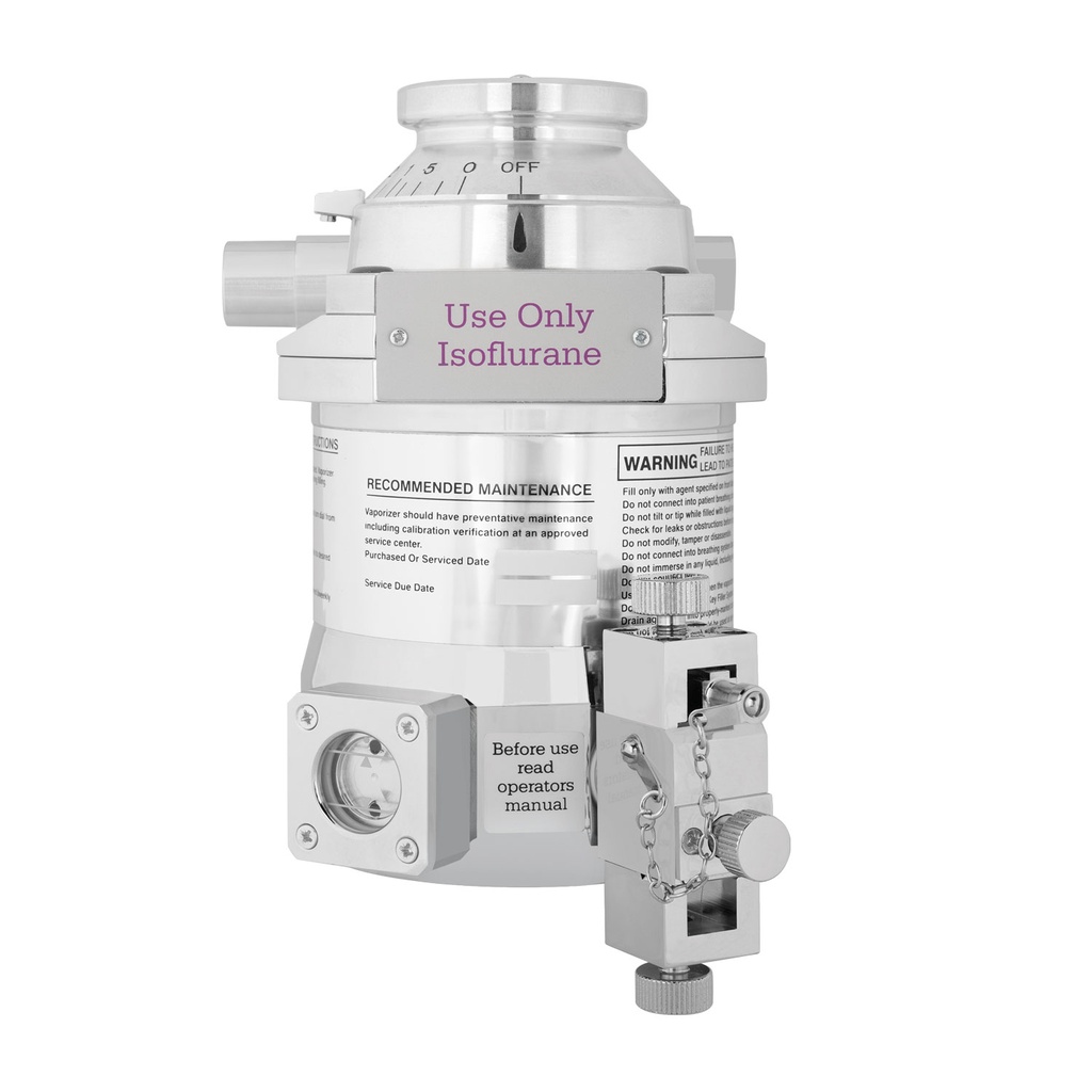 [213261] Vaporisateur d'isoflurane EICKEMEYER® TEC 3 avec raccord « Cagemount » sans goulots de remplissage