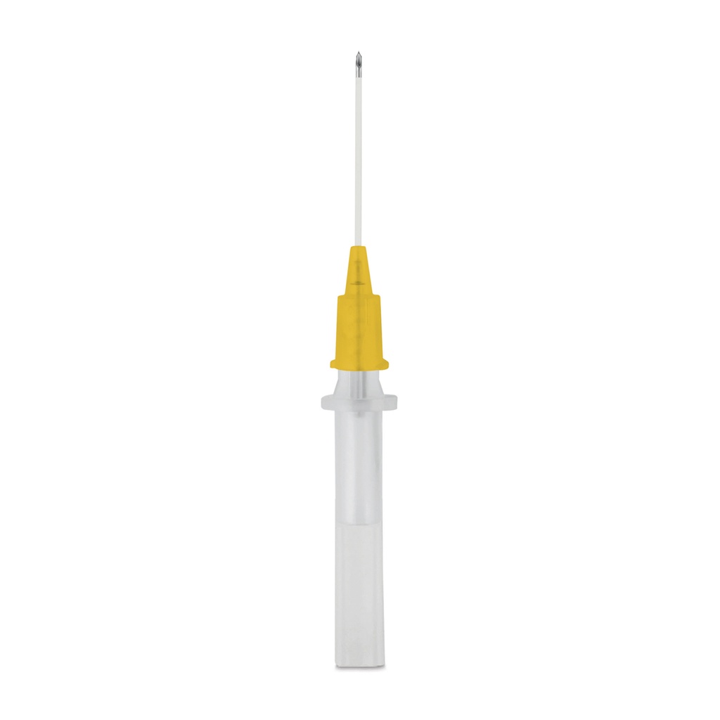 [050005] JELCO canúla I.V. amarillo 24/G, 50 pzas