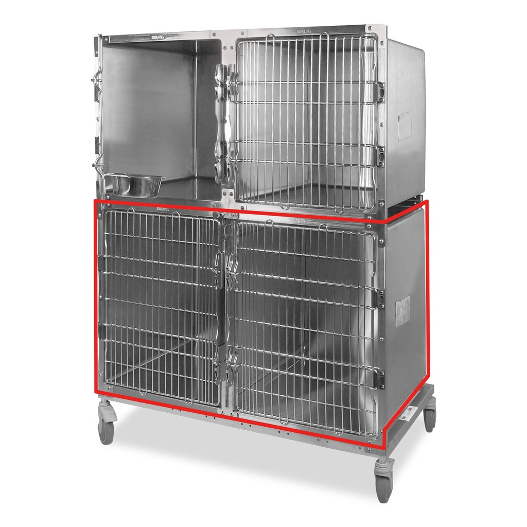 [632712] Jaula modular SHOR-LINE, 1219 x 762 mmpuerta doble