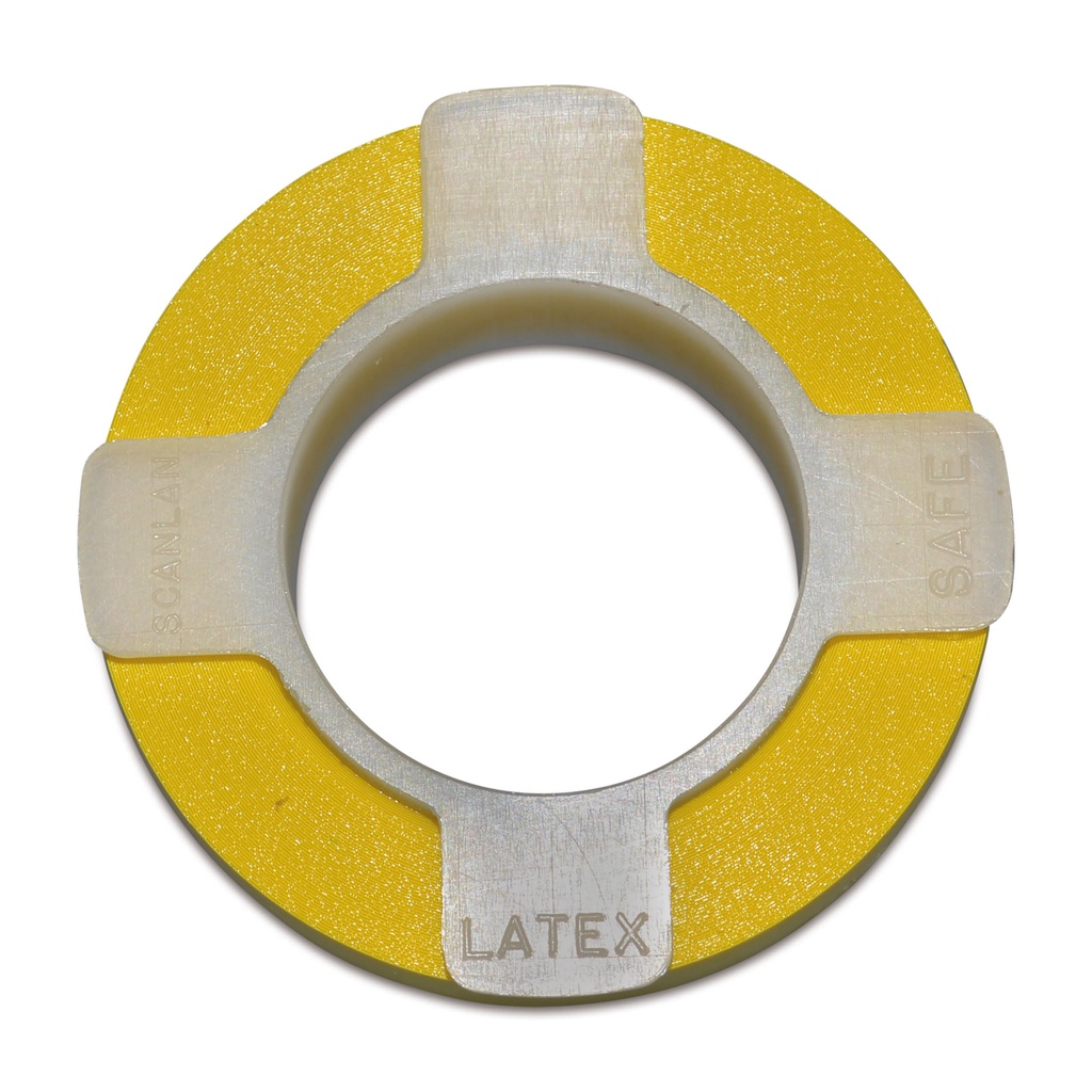 Cinta de identificación para instrumentos, amarilla, autoclavables, 6,4mm x 6,4m