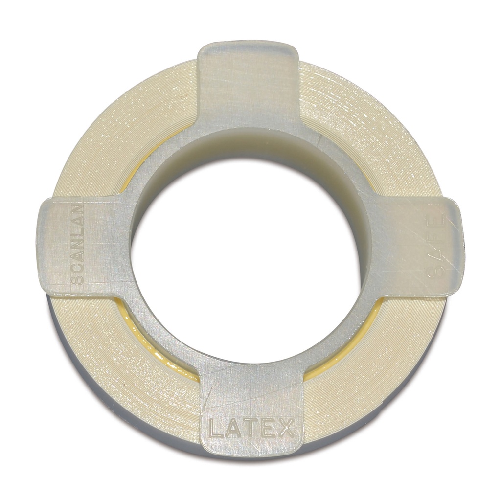 Cinta de identificación para instrumentos, blanco, autoclavables, 6,4mm x 6,4m
