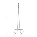 Rochester-Pean forcep 90° cvd. 250 mm  