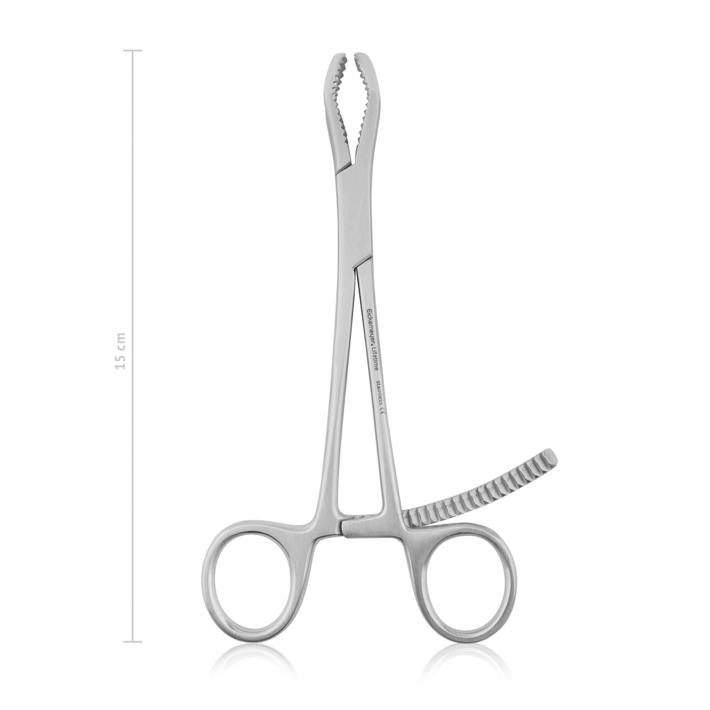 [183015] Davier porte-os avec vitre, 15 cm