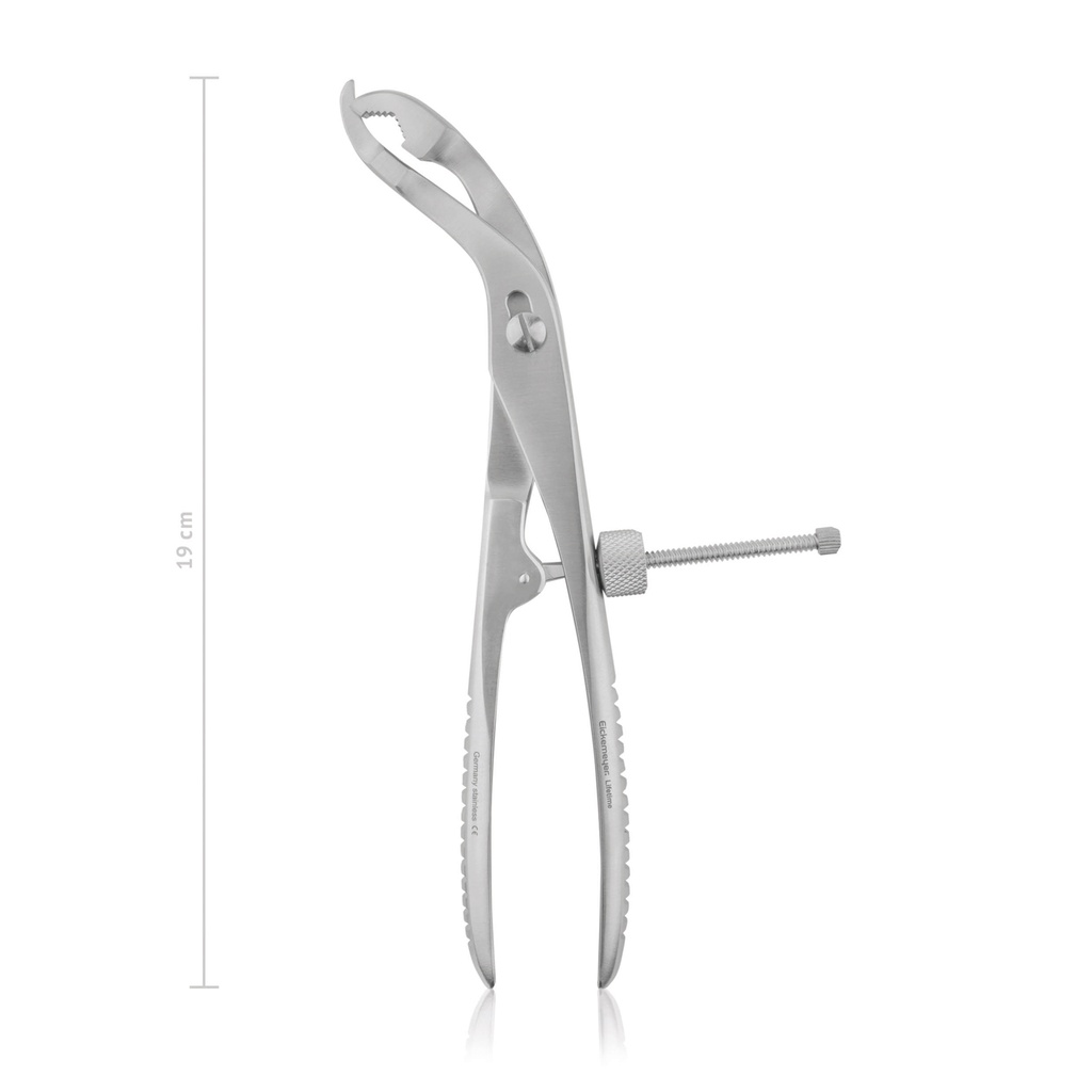 [183419] Pinza de sujección, auto-centrado19 cm, con spinlock