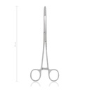 Pince à tampon et pansement Gross, 20 cm, droite, avec écarteur