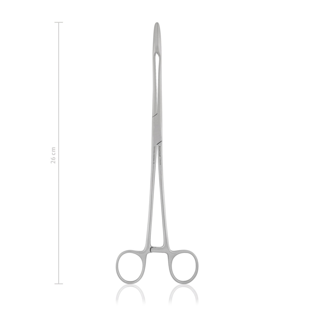 [137426] Pince à tampon et pansement Maier, droite, avec écarteur