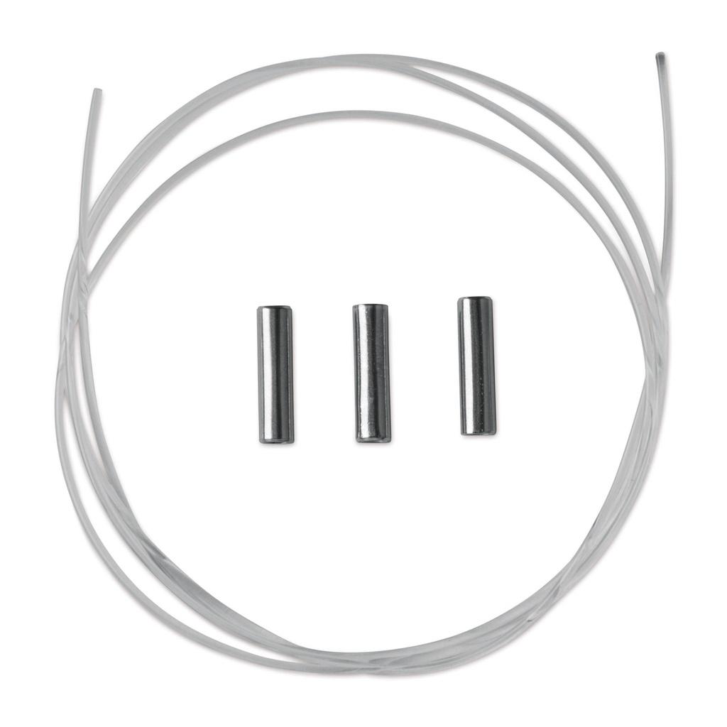 [194097] Set of 3 crimp tubes 12mm and Nylon 80cm (for animals with more than 20 kg) 