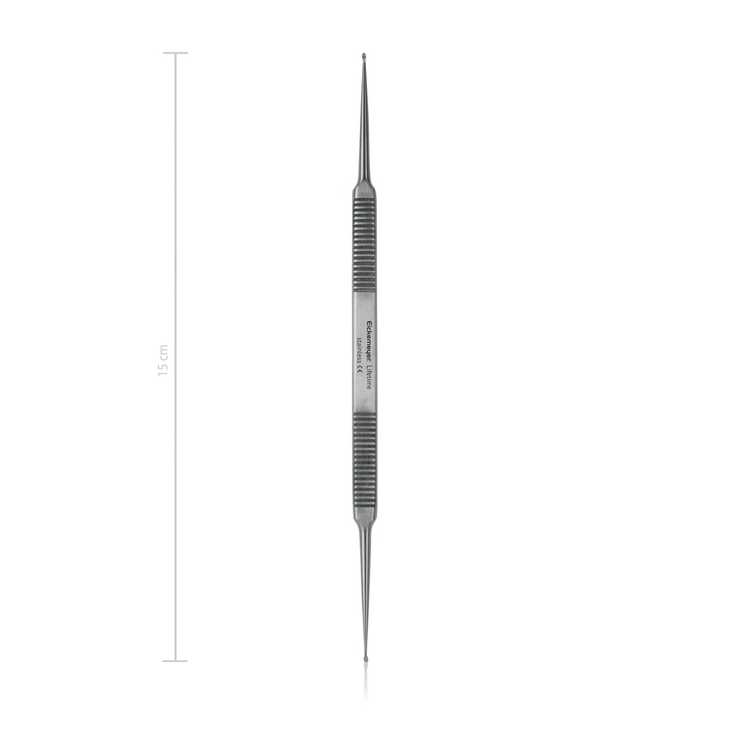 [165730] Cureta HOUSE, 1,0 / 1,2 mm, 15 cmespecial para cirugía espinal, agudo