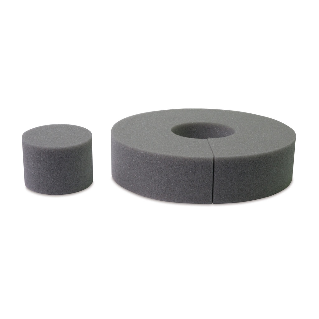 [605905] X-Ray positioner of soft foam, circular pad with hole, OD = 20 cm, ID = 7,5 cm 