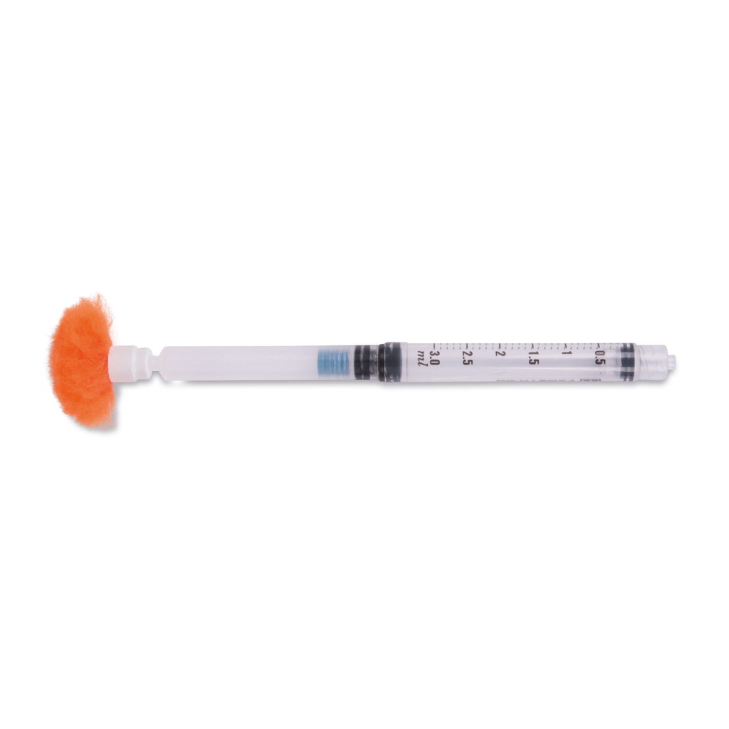 Jeringa ligera 3 ml, sin aguja (orange)