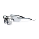 Loupes grossissant 2,5x avec lampe LED, batterie et chargeur