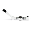 Teaching mirror attachment, beamsplitter CCD-adapter and observer's monocular set 