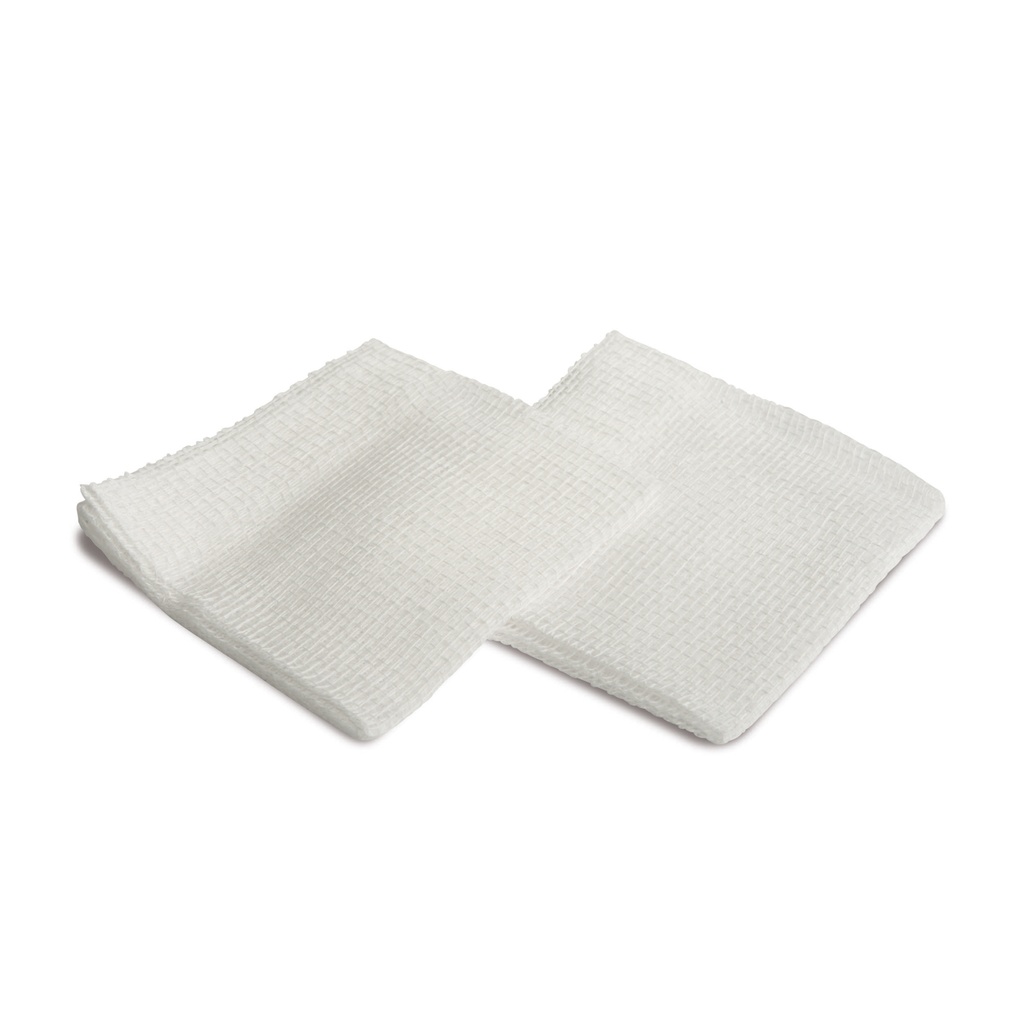 [050082] Gauze compress, swabs  8-ply non-sterile, 10 x 10 cm 10 packs of 100 each (packed in a box)