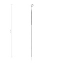 Miroir laryngien pour cheval avec manche 50 cm