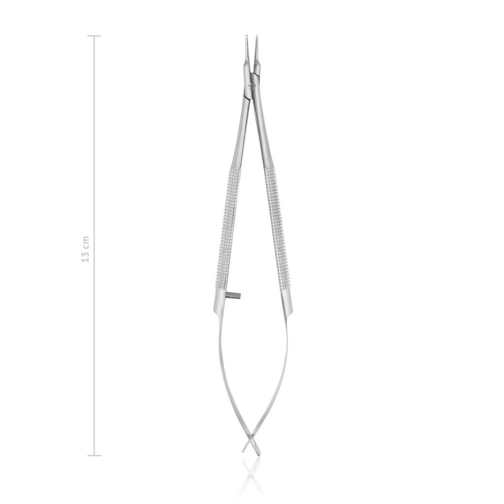 [173012] Needleholder Barraquer, curved, 13 cm  