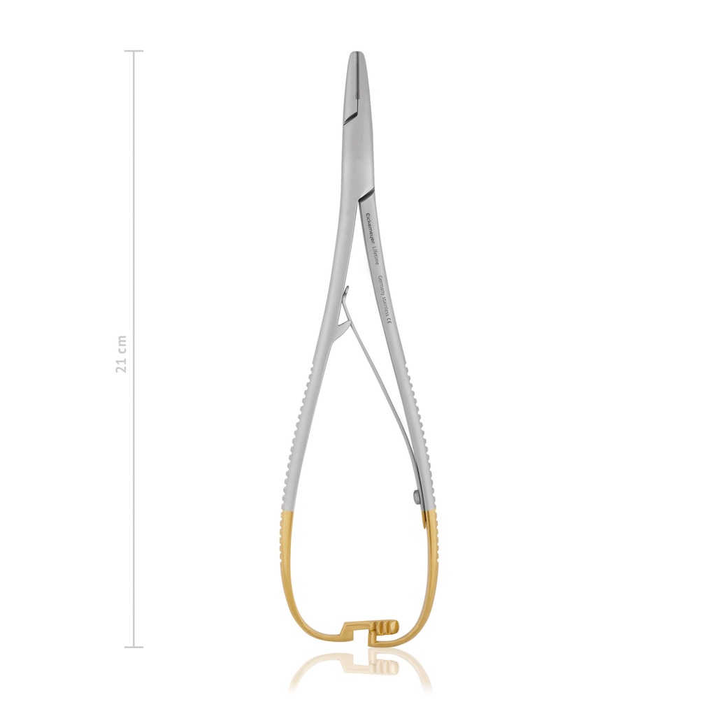 [152121] Needle holder MATHIEU, 21 cm, TC, heavy model