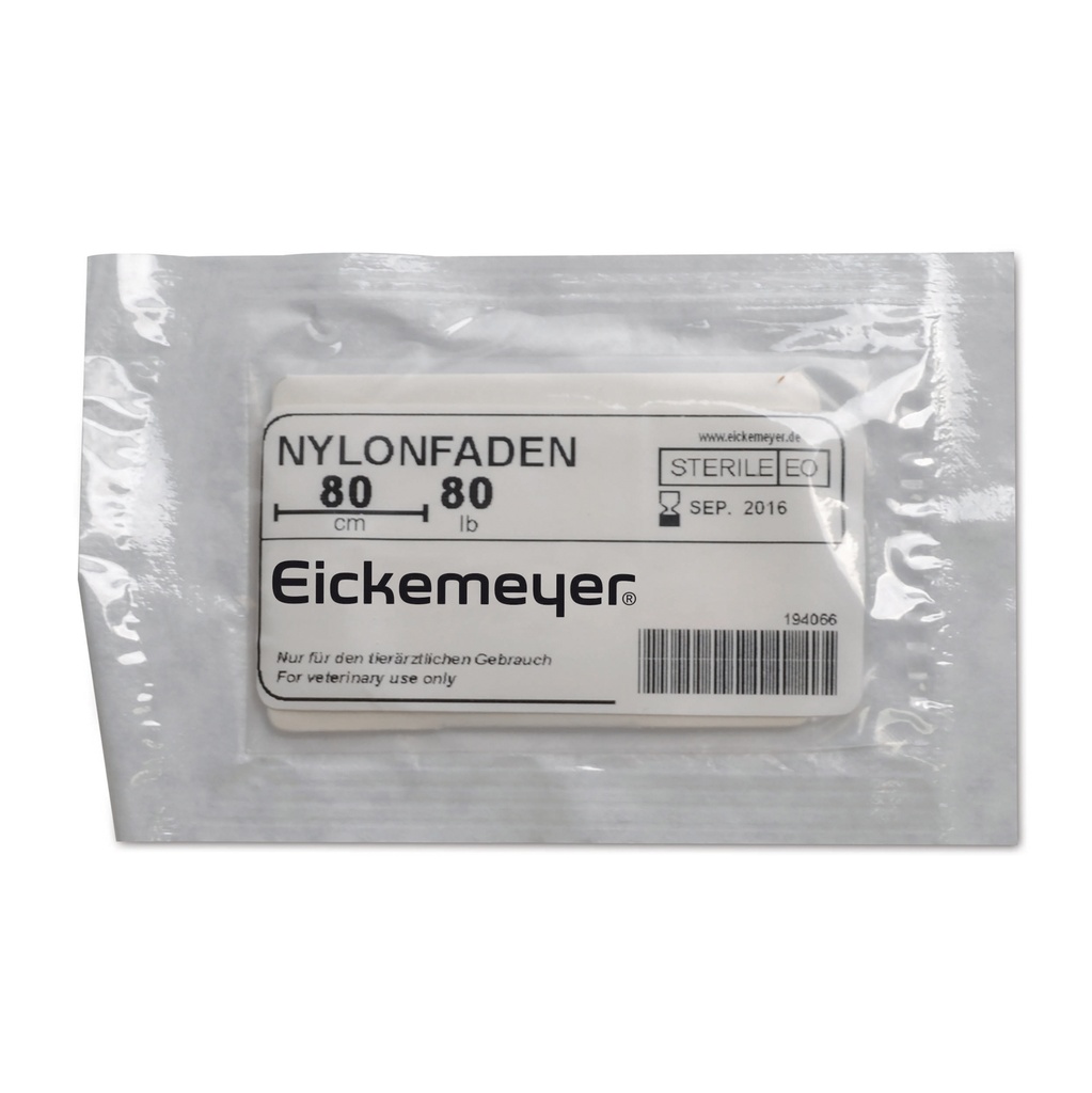 Hilo nailon 80Ib, longitud 800 m embaldoestéril (para 19050)