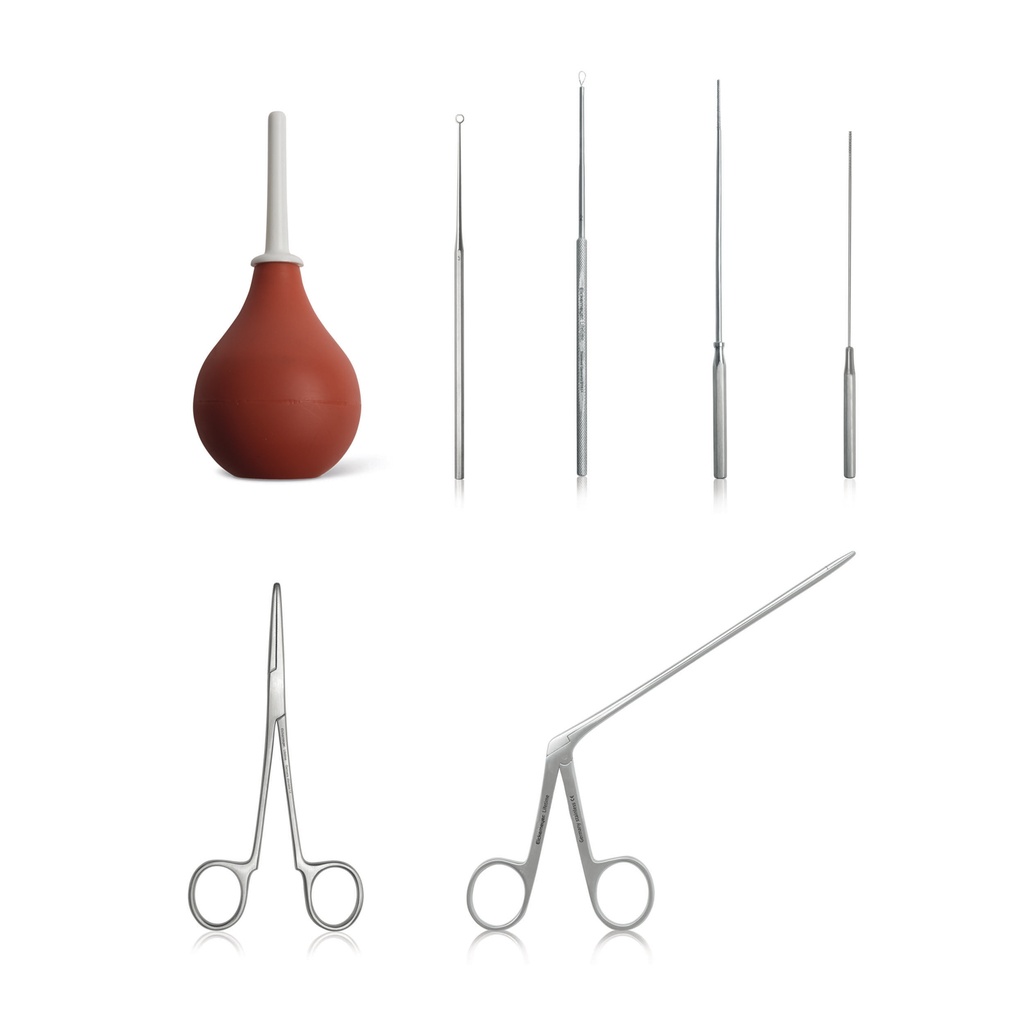 [173800] Ear Instruments SET, 7 pieces