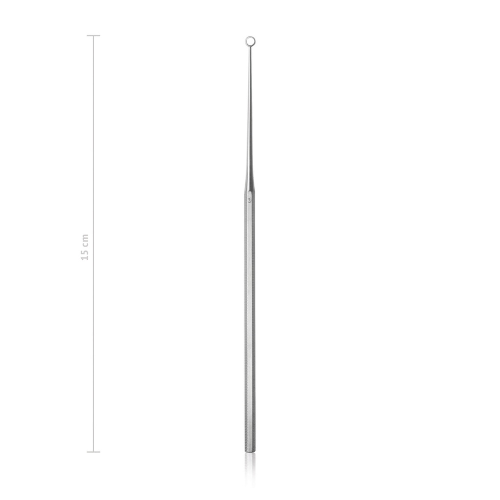 [173615] Cureta cortante Buck, curva, roma,L = 15 cm, tamano 0