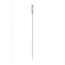 Sonda con ojo, 14,5 cm