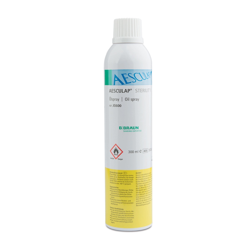 Spray de aceite para el cuidado del instrumental antes de la esterilización, JG 600