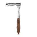 Martillo de percusión TRAUBE, 19 cm, 190 g, con mango de madera