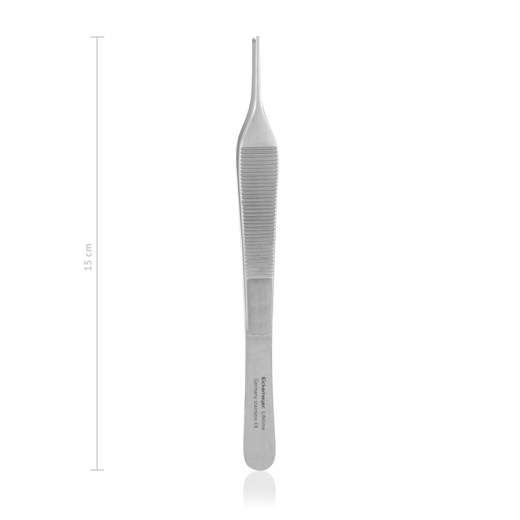 [132815] Tissue forceps ADSON, 1 x 2 teeth, 15 cm