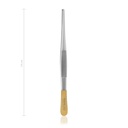Tissue forceps Oehler, 1 x 2 teeth, 14 cm, TC