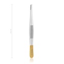 Pinza atraumatica, 14,5 cm, delicado, TC