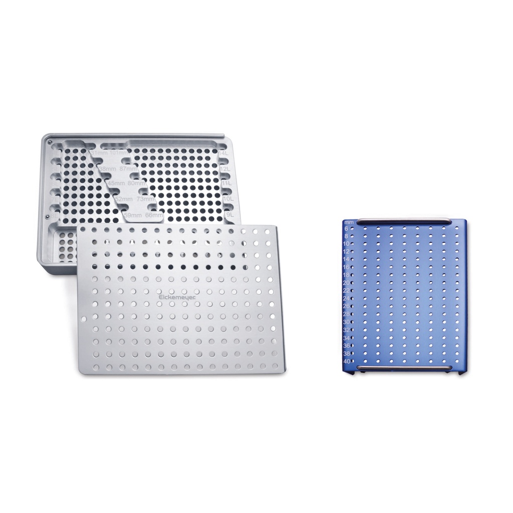 Rack para placas y tornillos de 2,4 mm