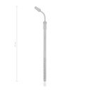 Canule aspiration POOLE longueur 22 cm, 8 mm courbée