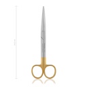 Ciseaux de dissection Mayo-Stille, 14,5 cm, émoussés, droits, TC