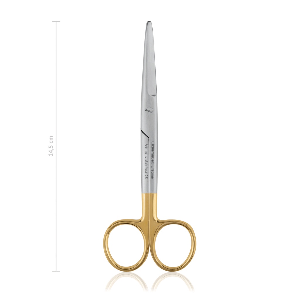[117214] Dissecting scissors MAYO, blunt/blunt, 14,5 cm, straight, TC