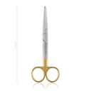 Ciseaux de dissection Mayo, 14,5 cm, droits, TC émoussés