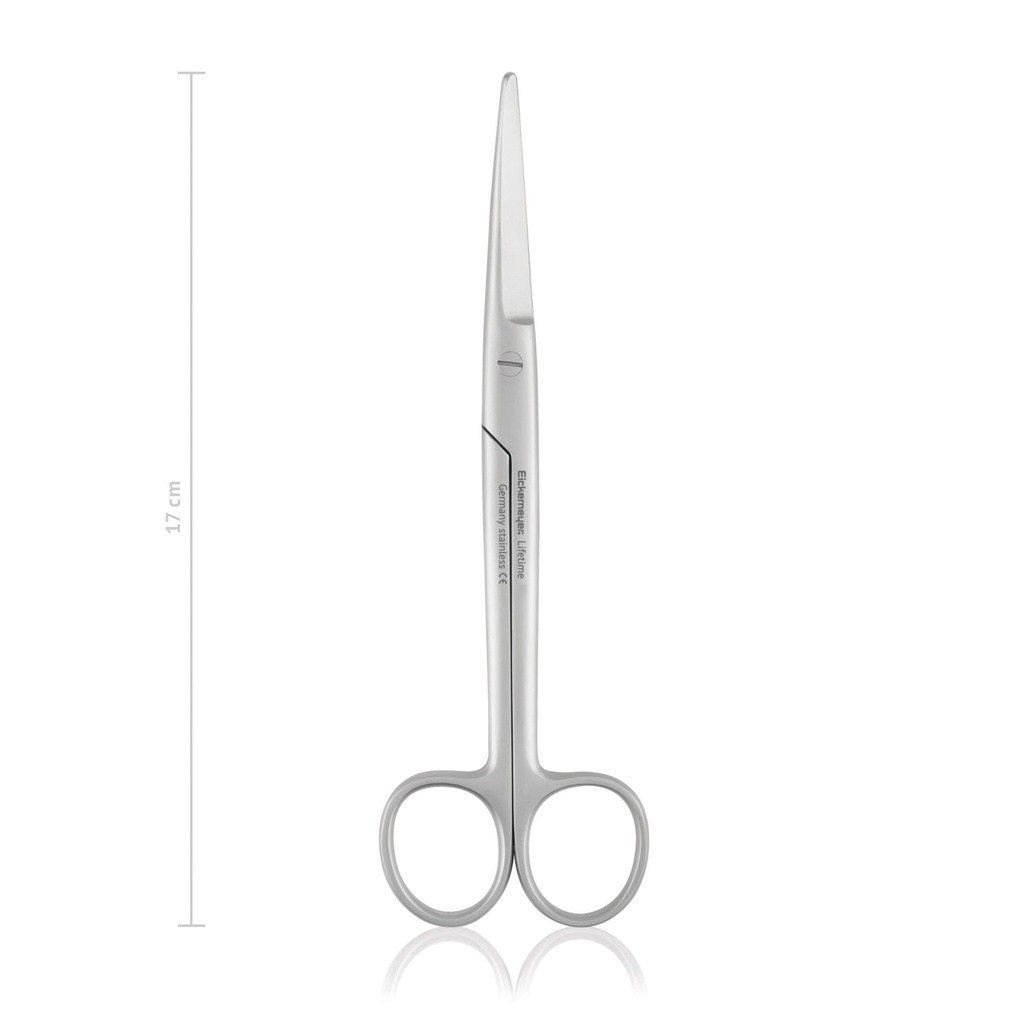 [118717] Dissecting scissors MAYO, blunt/blunt, 17 cm, curved